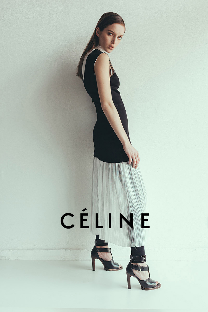 Celine campaign vintage look French stiletto heels by Alex Kipenko