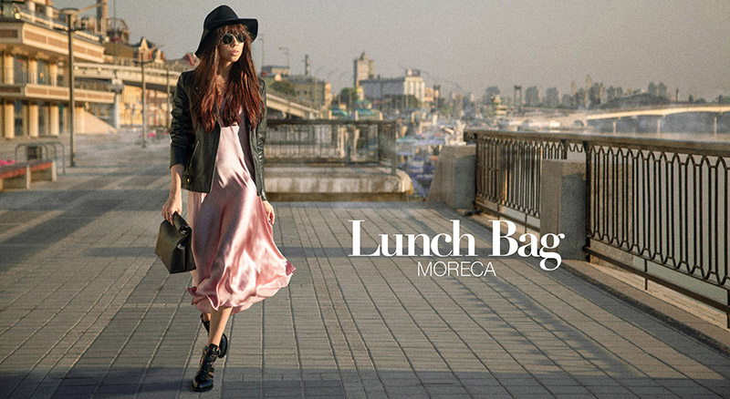 Lunch Bag Matt - by Moreca Atelier campaign shoot by Alex Kipenko, how to shooting at sunrise give rose colors and incredible cool
